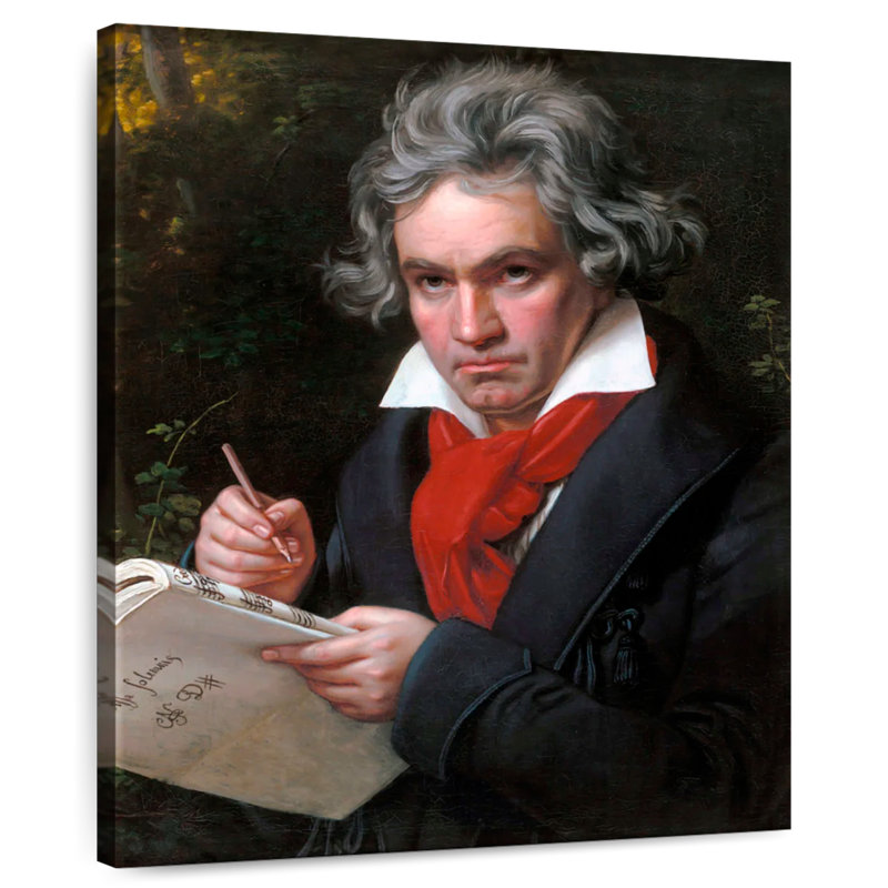 Ludwig Van Beethoven, 15" H x 12" W