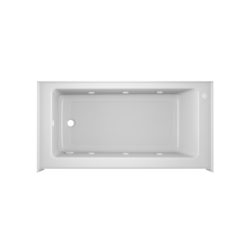SIGNATURE® Low-Profile AFR 18" 6030 Skirted Soaking RH White, Left, No