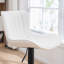 Denan Swivel Adjustable Height Bar Stools, Faux Leather Modern Barstools, Upholstered Counter Stool-1171816795-1171440103