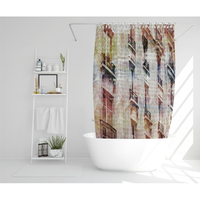 Dillie Polyester Shower Curtain Set