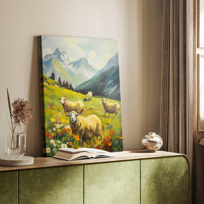 Série LANDSCAPES CCXLIV - Toile tendue avec châssis de qualité supérieure - Prêt à être accroché