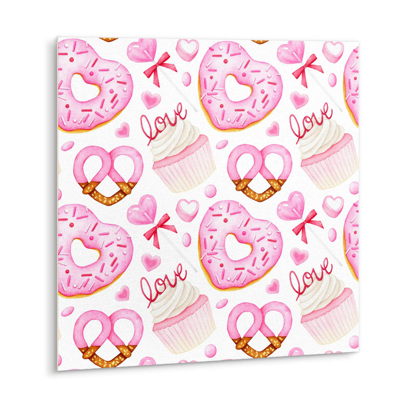 Waupaca 30 x 30 cm PVC Tile in Pink