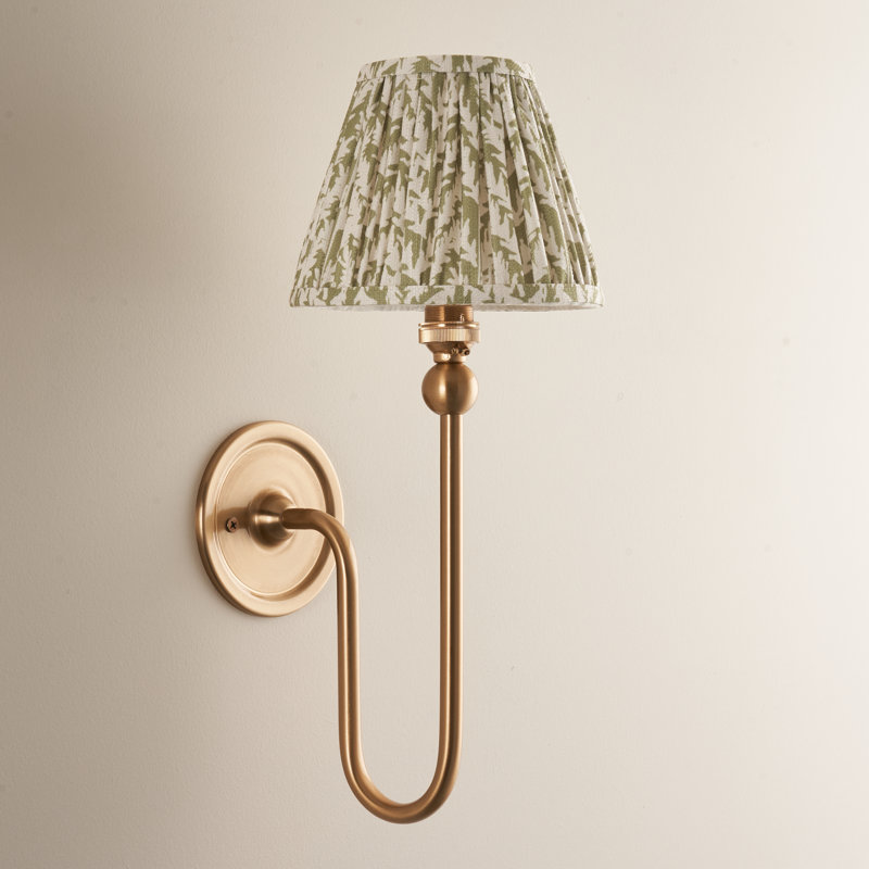 Santiago Armed Sconce, Green, 37cm H x 16cm W x 22cm D