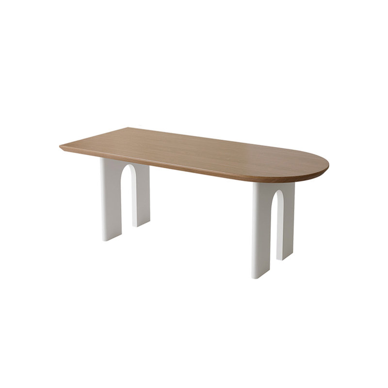 Solid wood large board dining table, 29.52"H x 62.99"L x 27.55"W