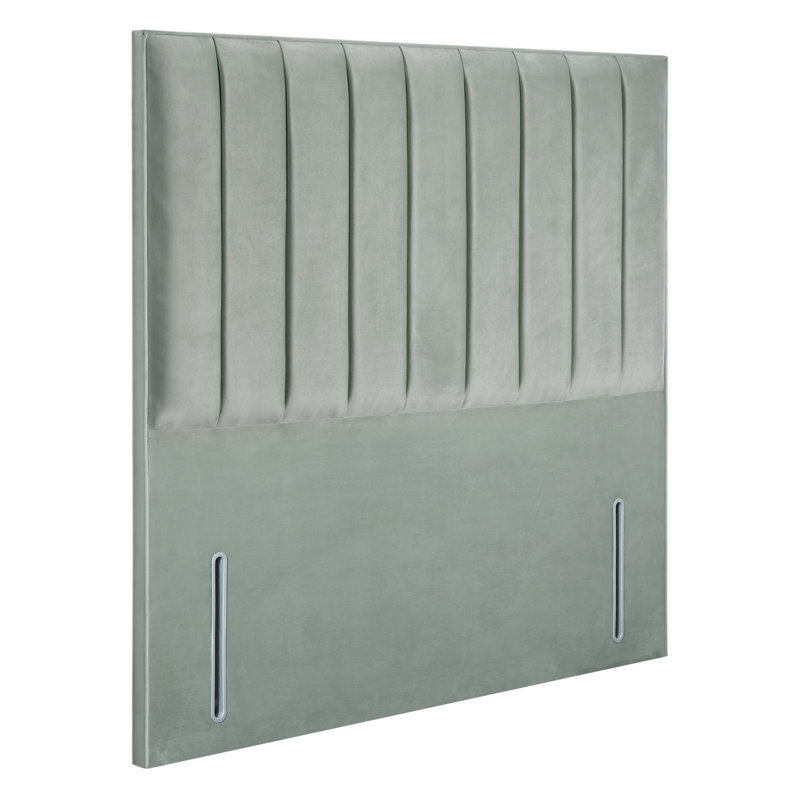 Upholstered Headboard, Small Double (4'), Sage, Velvet
