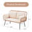  Outdoor Rattan Loveseat-202683579