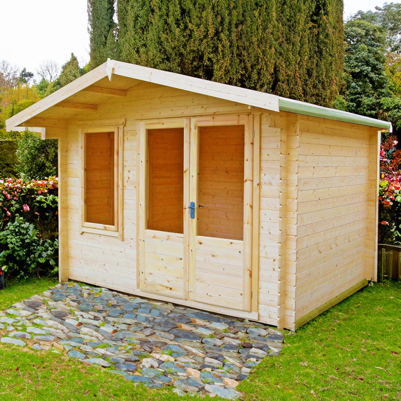 11 x 10 Ft. Berryfield Log Cabin, No