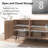 80 Inch Wood TV Stand, Mid Century Modern Entertainment Center, Media Console with Storage for 85 Inch TV, Ideal for Living Room & Bedroom-1090856582