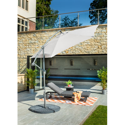 Mediterranean Cantilever Parasol - Dove