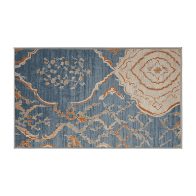 Machine Washable Gray Area Rug