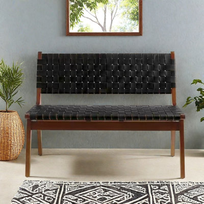 Banc moderne en bois massif