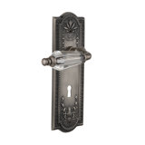 Meadows Plate with Decorative Keyhole and Passage (Hall & Closet) with Parlour Lever