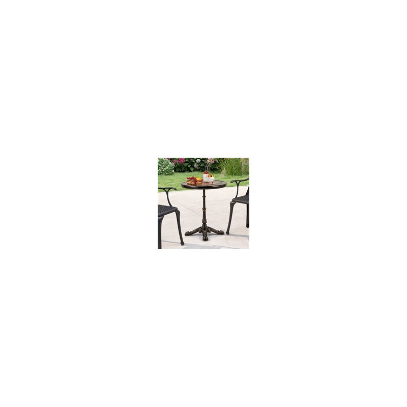 Table de salle à manger de patio 32 "avec trou de parasol 1,6" et couvercle de table Dpc pour la cour arrière