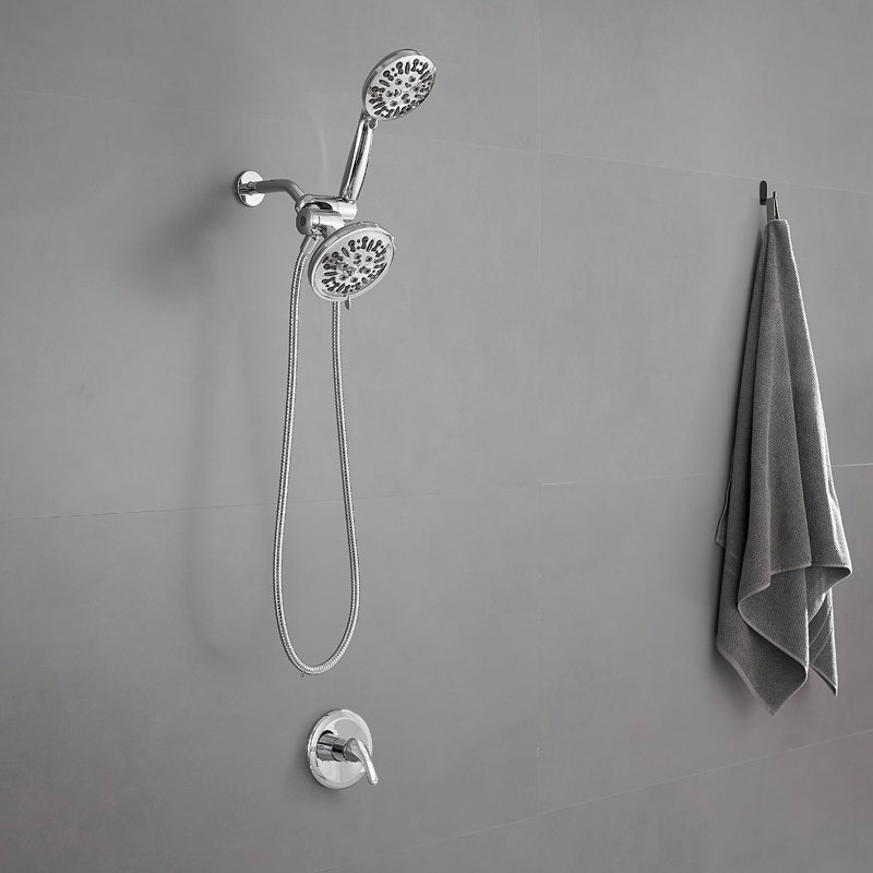 Shower Faucet with Rough in-Valve, Chrome