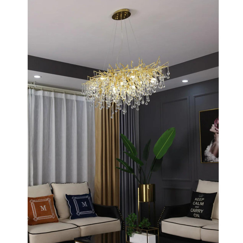 Lustre linéaire moderne à DEL Ezri