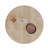 Wooden circular dining table-817645413