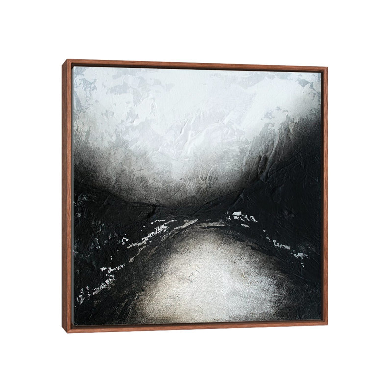 Ancient Moon - Print on Canvas, 66.04 cm H x 66.04 cm W, Classic Brown Wood Framed