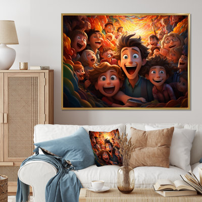 «Animations at the Amusement Park III», reproduction sur toile