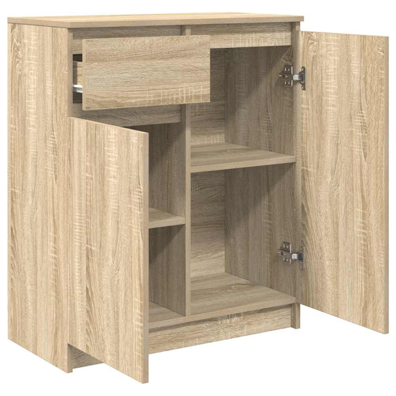 Sideboard With Drawer 71X35x84 Cm Engineered Wood, Sonoma Oak