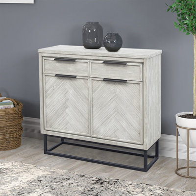 Oak Brook 2 Door/2 Drawer Cabinet In White Oak by Gracie Oaks