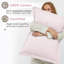Ensemble de housse de couette 100% coton percale uni - Comprend 1 housse de couette et 2 taies décoratives-128537756-128537757