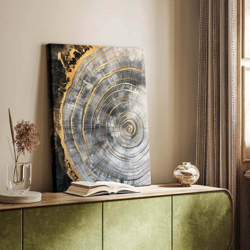 ABSTRACT Series CCXLVII - Cavas de galerie sur mesure, H 18 po x l 12 po