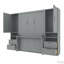 Lit escamotable mural avec placard, tiroirs et tablettes Murphy-114792203