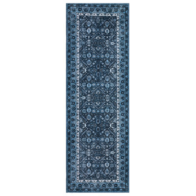 Basima Washable Floral Indoor Rug