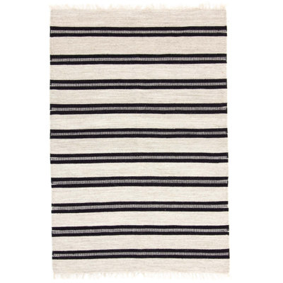 Rectangle 120 cm x 180 cm Geometric Wool Hand Woven Kilim Area Rug