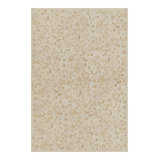 Rug & Kilim’S Tudor Style Rug In White With Beige-Brown Floral Patterns