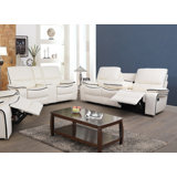 Creath Faux Leather Living Room Set