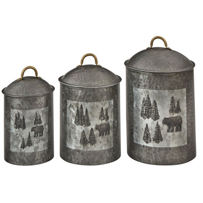 Metal Canister - Set of 3