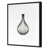 Black Single Picture Framed