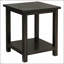 La table de bout Castleton en bois de Java vieilli avec tablette, parfaite pour un décor rustique et moderne, ajoute chaleur et fonctionnalité.-1546650833