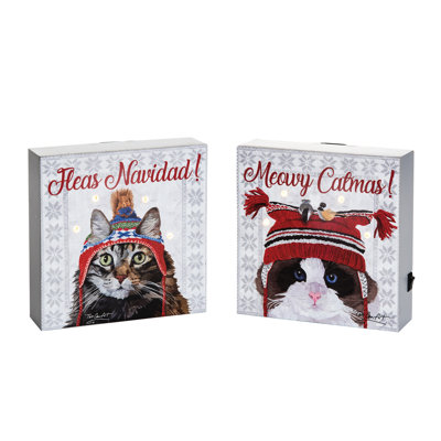 Christmas Cat Figurines & Collectibles