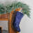 17.5" Navy Blue Solid Soft Plush Christmas Stocking