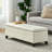/ Storage With Pu Leather Exterior, 51.42"W X 17.61"D 16.5"H, Solid Wood Craftsmanship And Feature, Built-413265839
