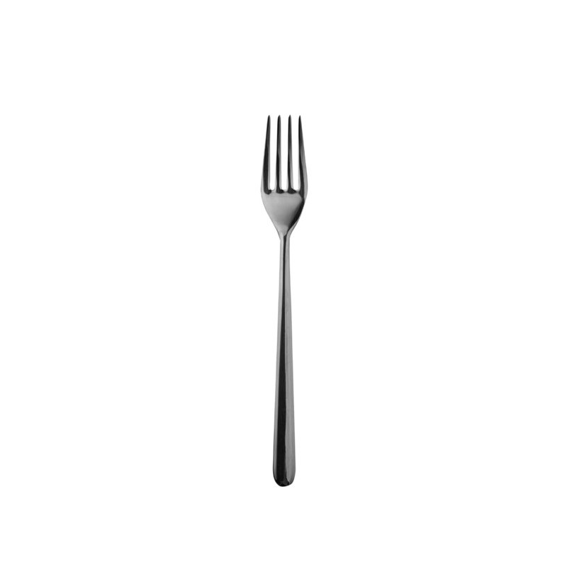 Linea Cutlery Set 5 Pcs Linea Ice Oro Nero Black, Black Gold