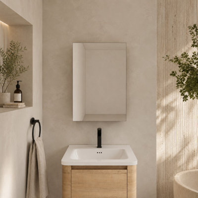 Armoire de toilette avec miroir 20 po