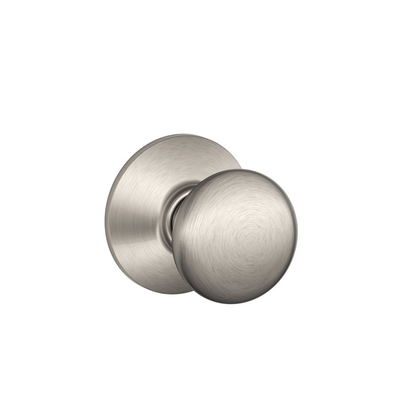 Plymouth Passage (Hall & Closet) Round Knob, Satin Nickel