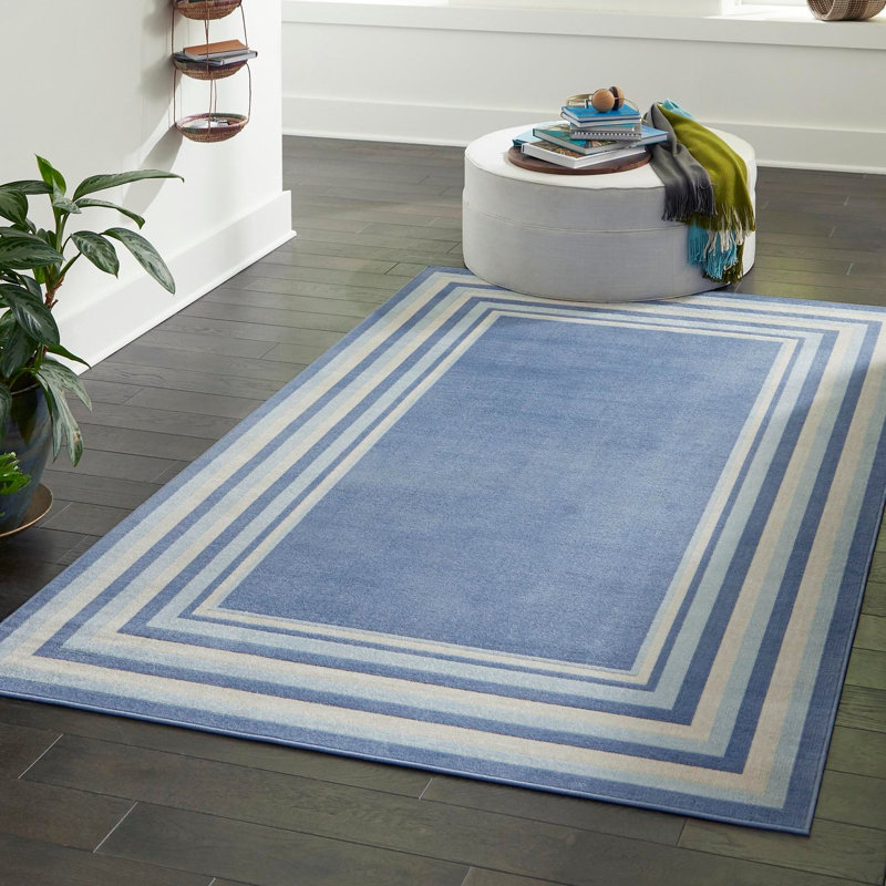 Hoehne Indoor Rug, Rectangle 5'3" x 8'