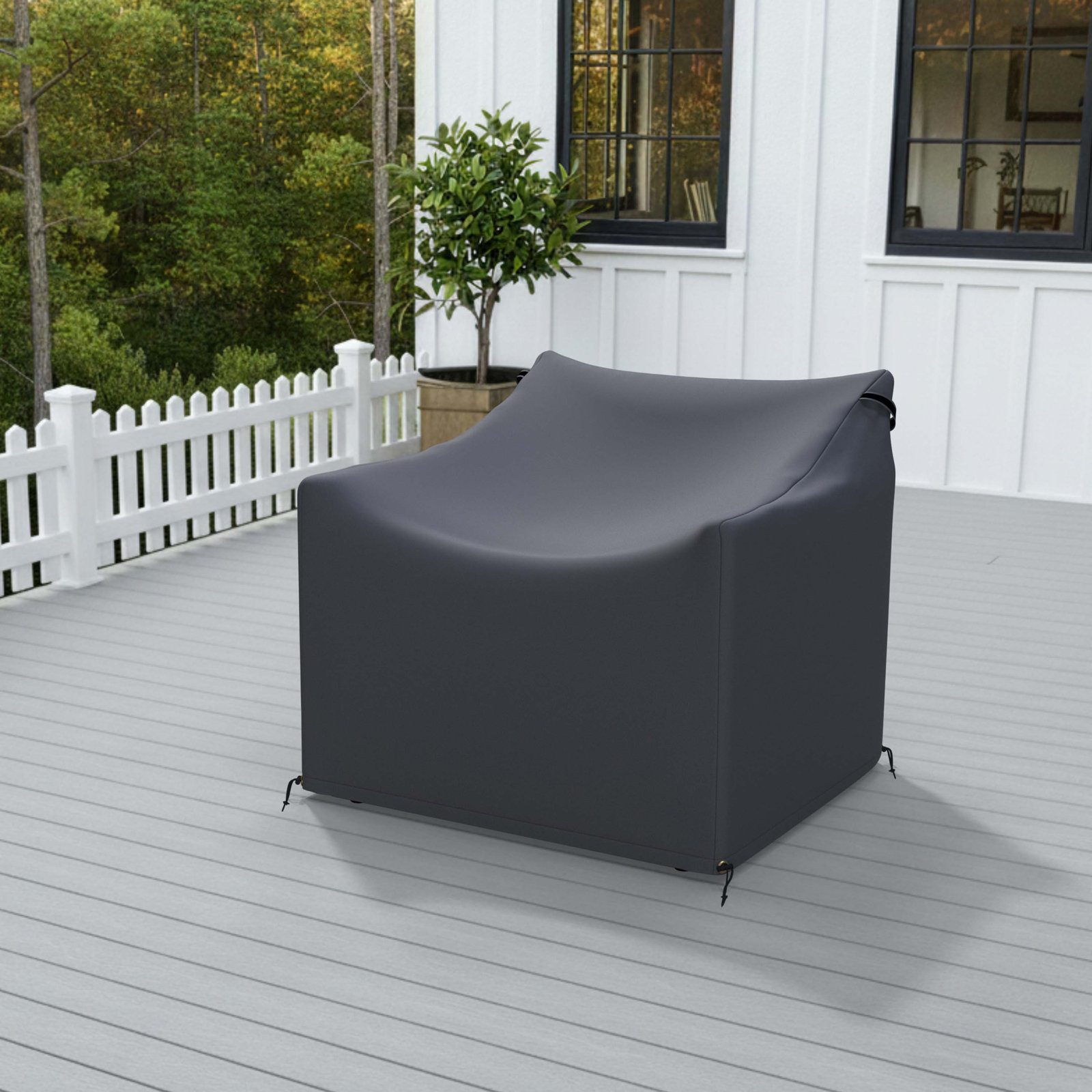 Fifer Fifer 34'' Wide Barrel Chair Patio Cover