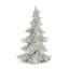 Arbres de Noël perlés et givrés