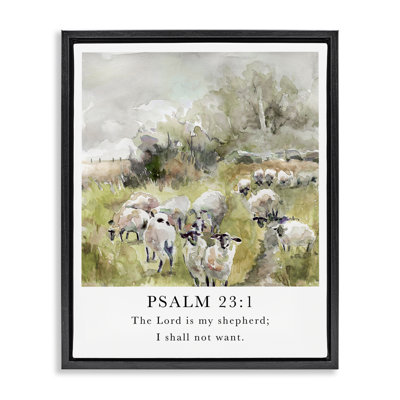 "My Shepherd Psalm", art mural sur toile flottante par Carol Robinson