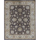 Ziegler Wool Oriental Area Rug in Brown/Beige/Green