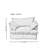 Washable Long-Pile Single Sofa