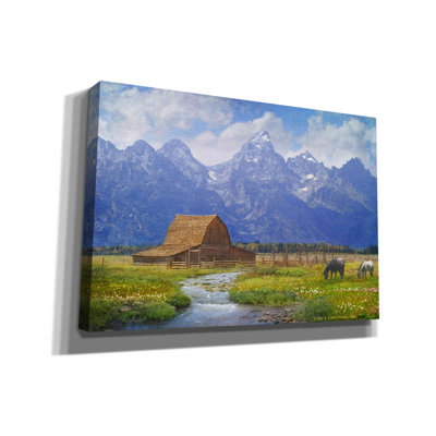 «Moulton Barn» par Chris Vest, art mural sur toile