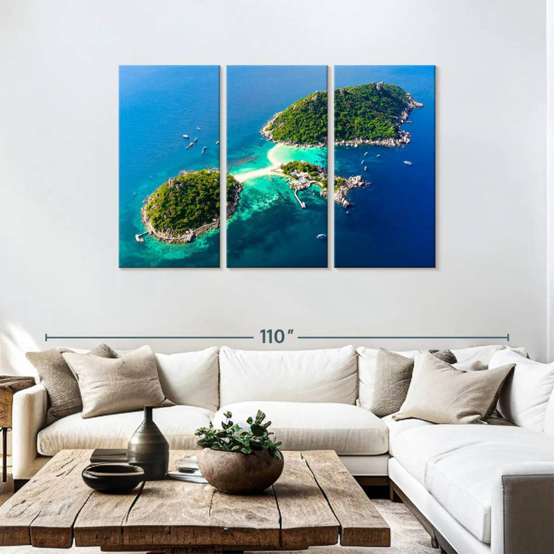 Scenic Koh Nang Yuan, H 48 po x l 74 po