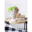 Pot de fleurs d'intérieur/extérieur de style grec en ciment - Contenance de 900 ml, vase gris, 16 x 15 x 23 cm, pour la décoration de fleurs, pot de fleurs gris, décoration pour la maison et le jardin
