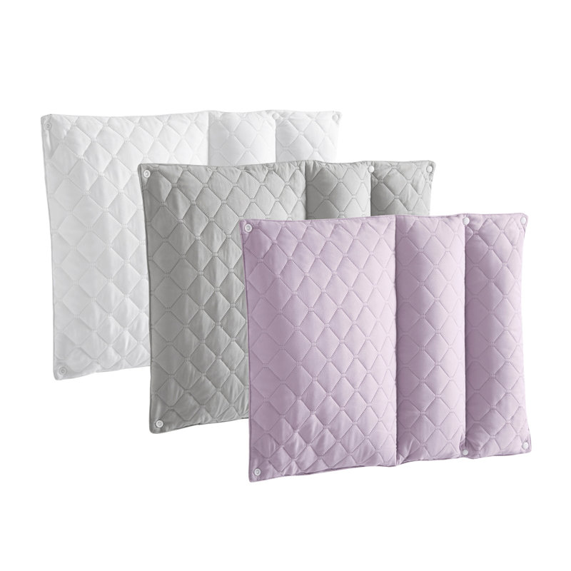 Purple Adjustable Multifunction Ergonomic Polyester Pillow